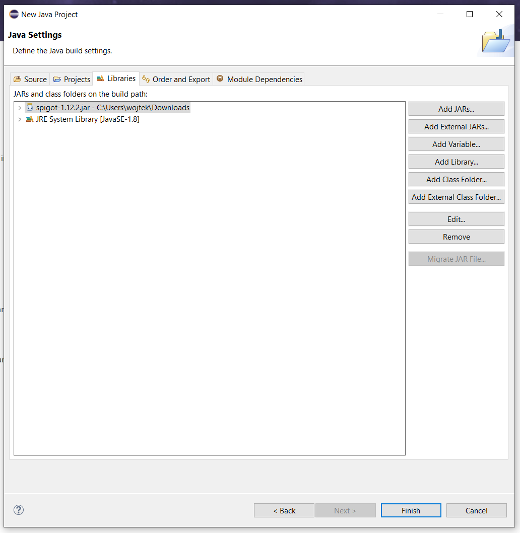 spigot_added_as_external_jar