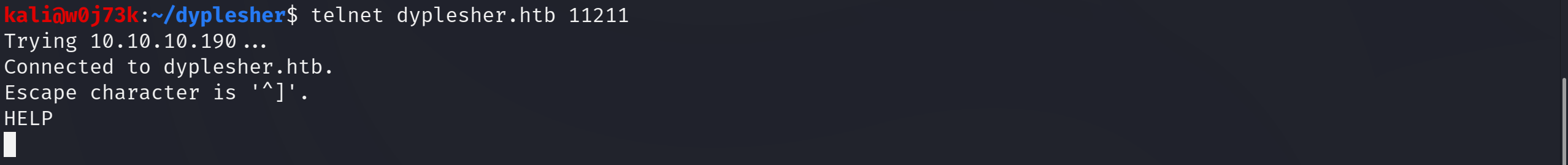 telnet_dyplesher